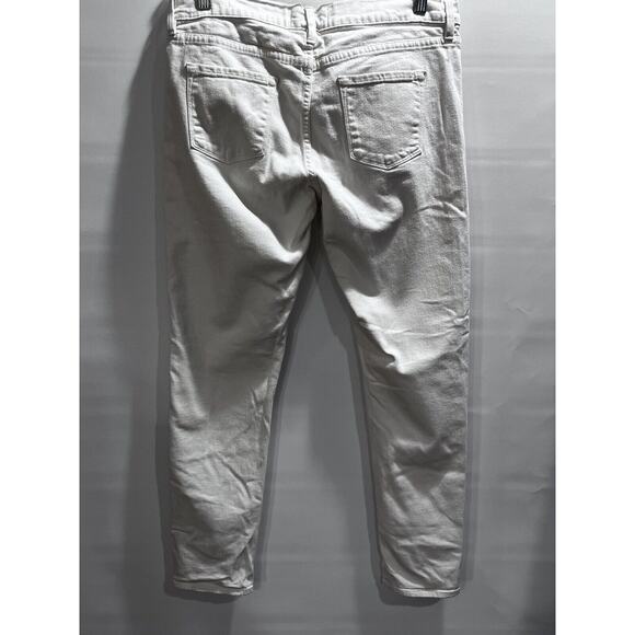 Frame Womens Tailored Boyfriend Le Garcon Blanc Straight White Jeans size 29 - Picture 3 of 16